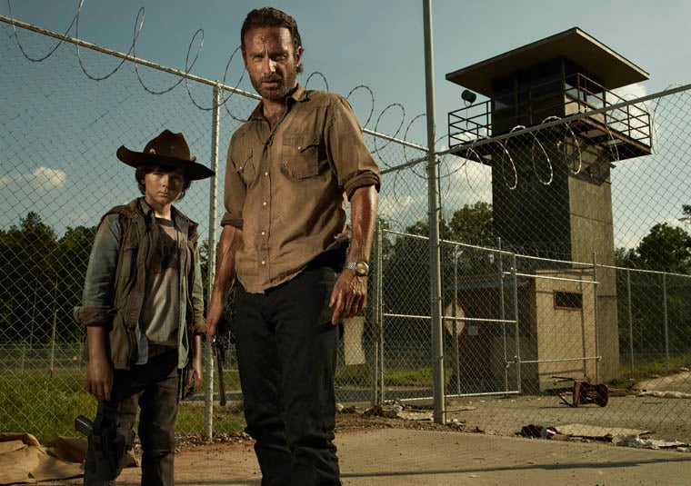 Fotoğraf Chandler Riggs, Andrew Lincoln