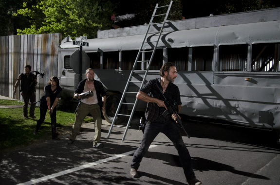 The Walking Dead : Fotoğraf Lauren Cohan, Norman Reedus, Michael Rooker, Andrew Lincoln