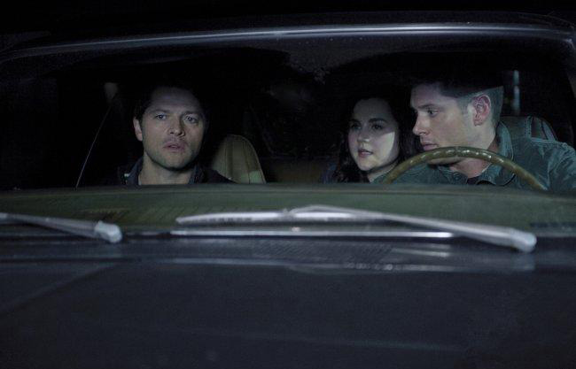 Supernatural : Afiş Jensen Ackles, Misha Collins, Rachel Miner