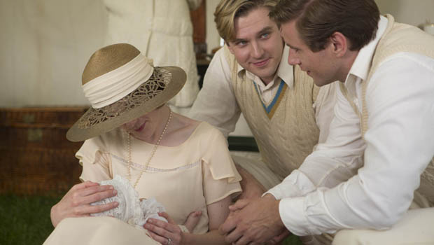 Downton Abbey : Fotoğraf Michelle Dockery, Allen Leech, Dan Stevens