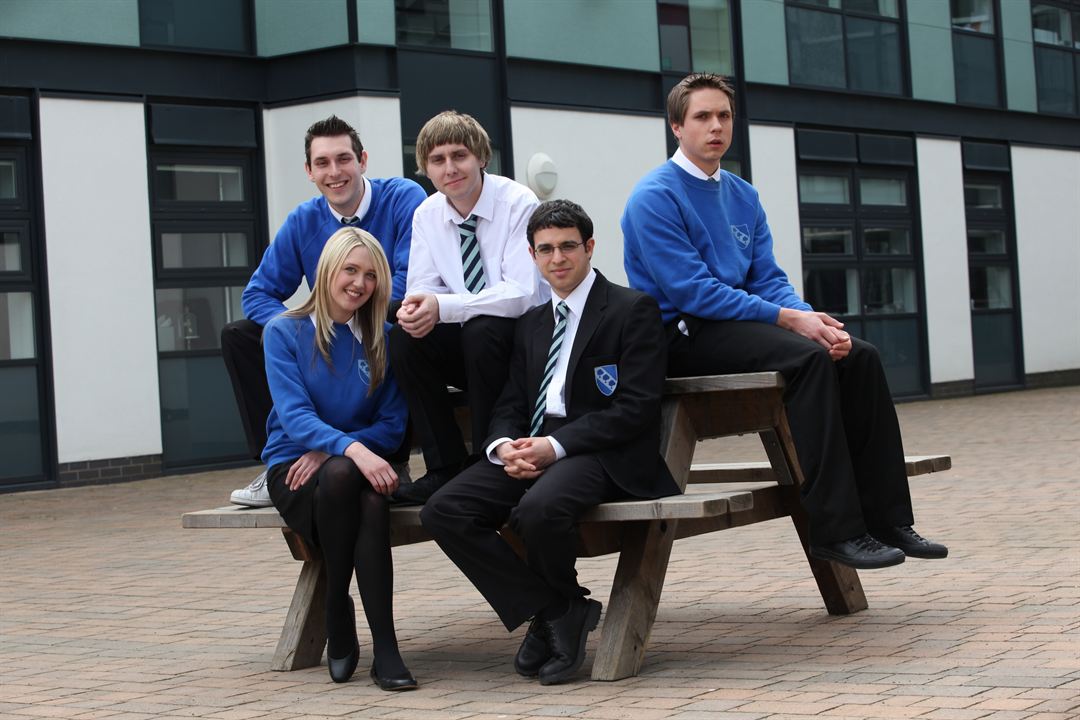 Fotoğraf James Buckley, Simon Bird, Emily Head, Joe Thomas (XIX), Blake Harrison