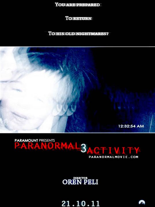 Paranormal Activity 3 : Afiş