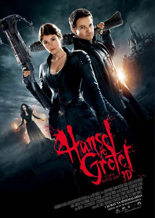Hansel ve Gretel: Cadı Avcıları : Afiş