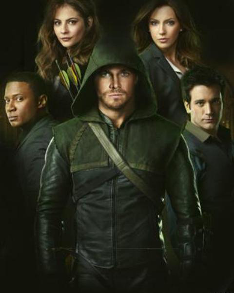 Fotoğraf David Ramsey, Willa Holland, Katie Cassidy, Stephen Amell, Colin Donnell