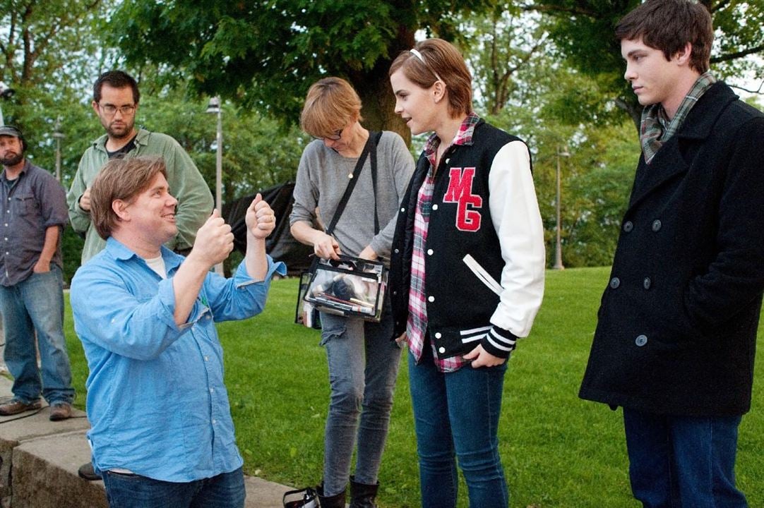 Saksı Olmanın Faydaları : Fotoğraf Stephen Chbosky, Emma Watson, Logan Lerman