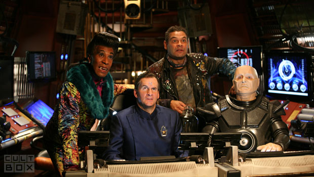 Fotoğraf Craig Charles, Robert Llewellyn, Danny John-Jules, Chris Barrie