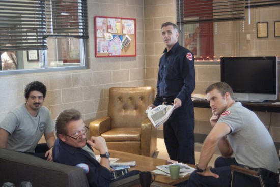 Chicago Fire : Fotoğraf David Eigenberg, Christian Stolte, Jesse Spencer