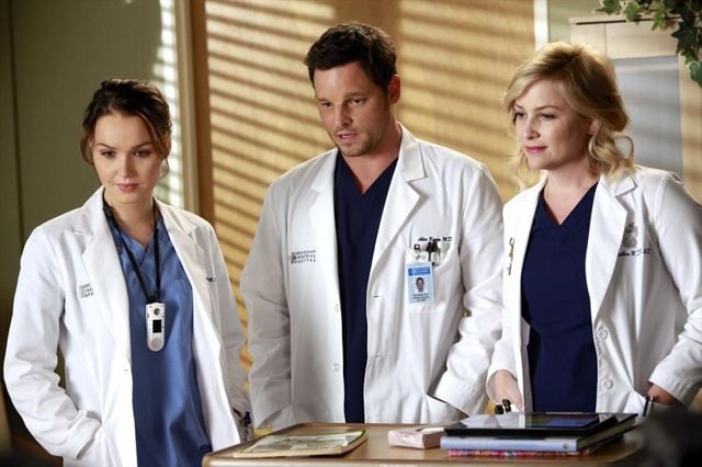 Fotoğraf Jessica Capshaw, Camilla Luddington, Justin Chambers (I)