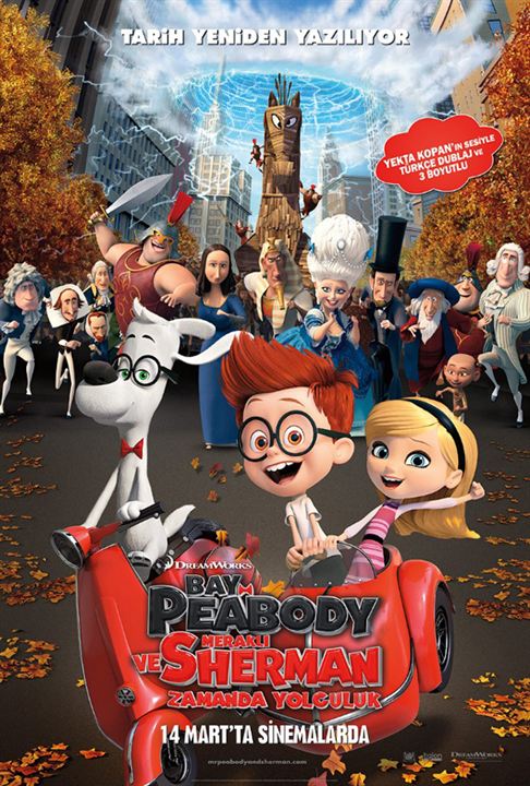Bay Peabody ve Meraklı Sherman: Zamanda Yolculuk : Afiş