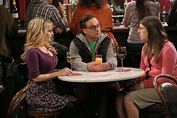 Fotoğraf Melissa Rauch, Mayim Bialik, Johnny Galecki