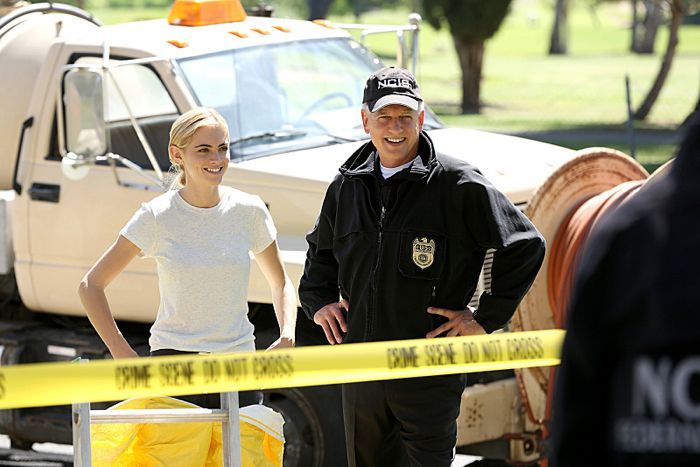 Fotoğraf Emily Wickersham, Mark Harmon