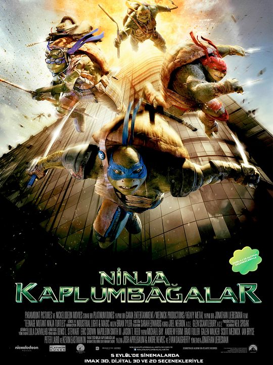 Ninja Kaplumbağalar 3D : Afiş