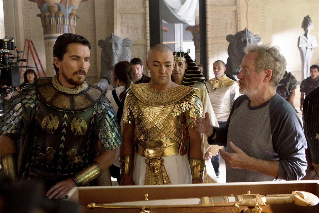 Exodus: Tanrılar ve Krallar : Fotoğraf Ridley Scott, Joel Edgerton, Christian Bale