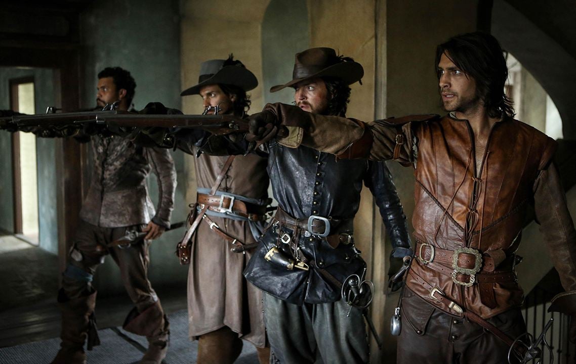 The Musketeers : Fotoğraf Santiago Cabrera, Tom Burke, Luke Pasqualino