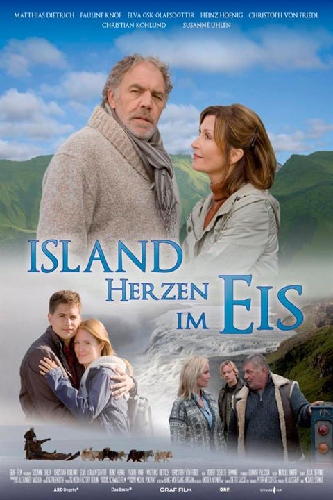 Island - Herzen im Eis : Afiş