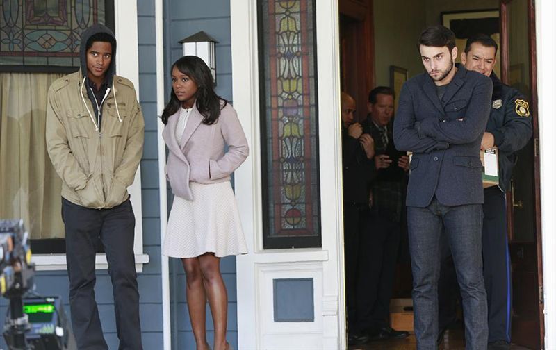 How To Get Away With Murder : Fotoğraf Jack Falahee, Alfie E, Aja Naomi King, Alfred Enoch