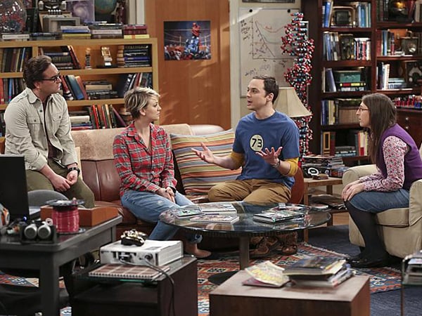 The Big Bang Theory : Fotoğraf Mayim Bialik, Kaley Cuoco, Jim Parsons, Laura Spencer, Johnny Galecki