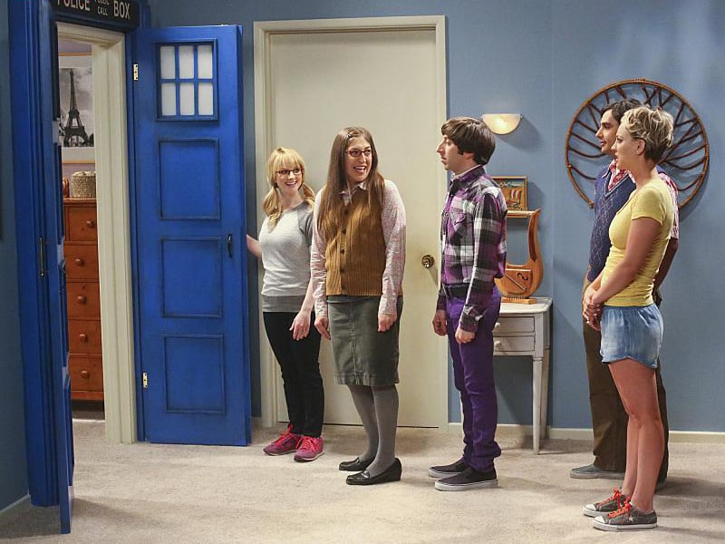 The Big Bang Theory : Fotoğraf Melissa Rauch, Kaley Cuoco, Kunal Nayyar, Mayim Bialik, Simon Helberg