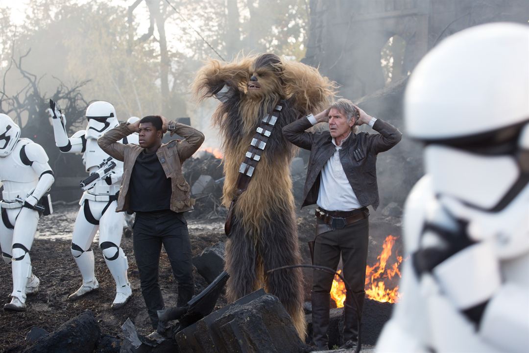 Star Wars: Güç Uyanıyor : Fotoğraf Harrison Ford, John Boyega, Peter Mayhew