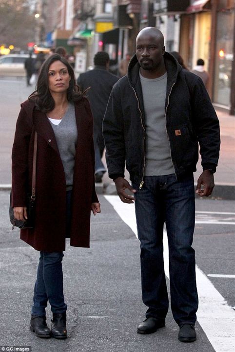 Fotoğraf Mike Colter, Rosario Dawson