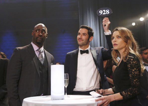 Lucifer : Fotoğraf D.B. Woodside, Lauren German, Tom Ellis