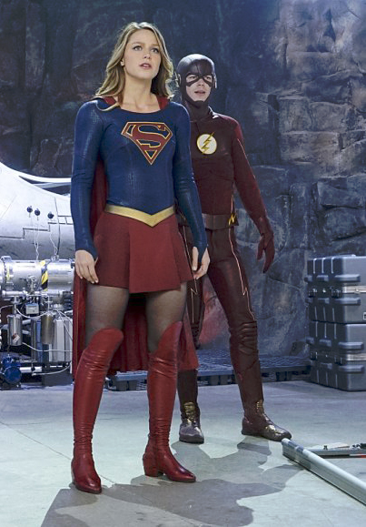 Supergirl : Fotoğraf Grant Gustin, Melissa Benoist