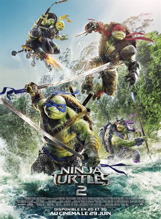 Ninja Kaplumbağalar: Gölgelerin İçinden : Afiş