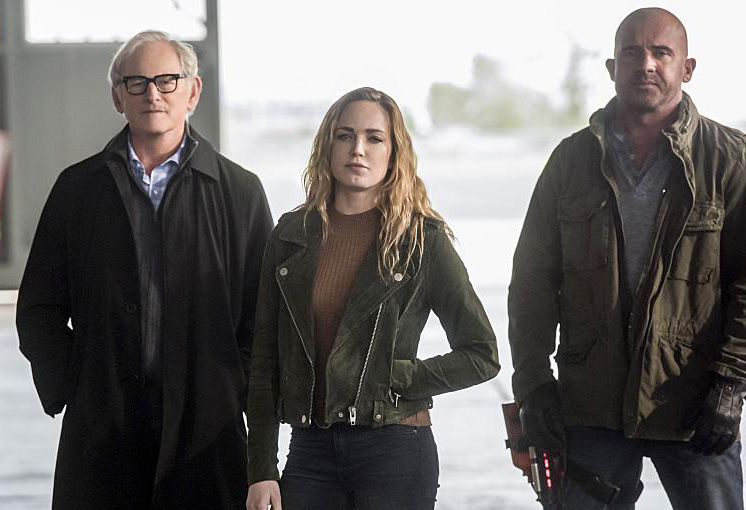 Fotoğraf Caity Lotz, Dominic Purcell, Brandon Routh