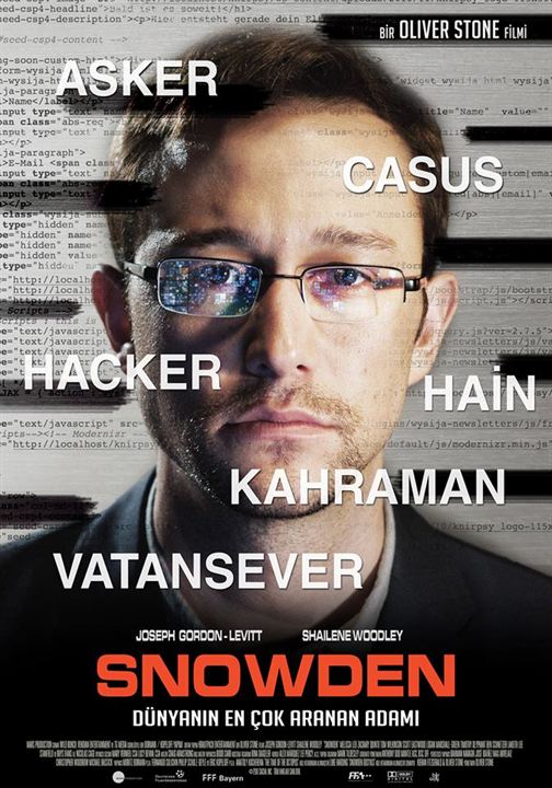Snowden : Afiş