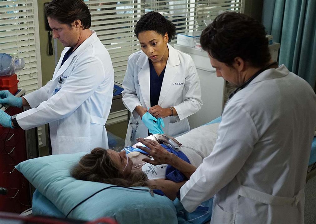 Grey's Anatomy : Fotoğraf Giacomo Gianniotti, Kelly McCreary, Martin Henderson