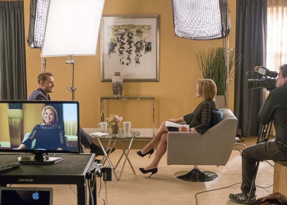 This is Us : Fotoğraf Justin Hartley, Katie Couric