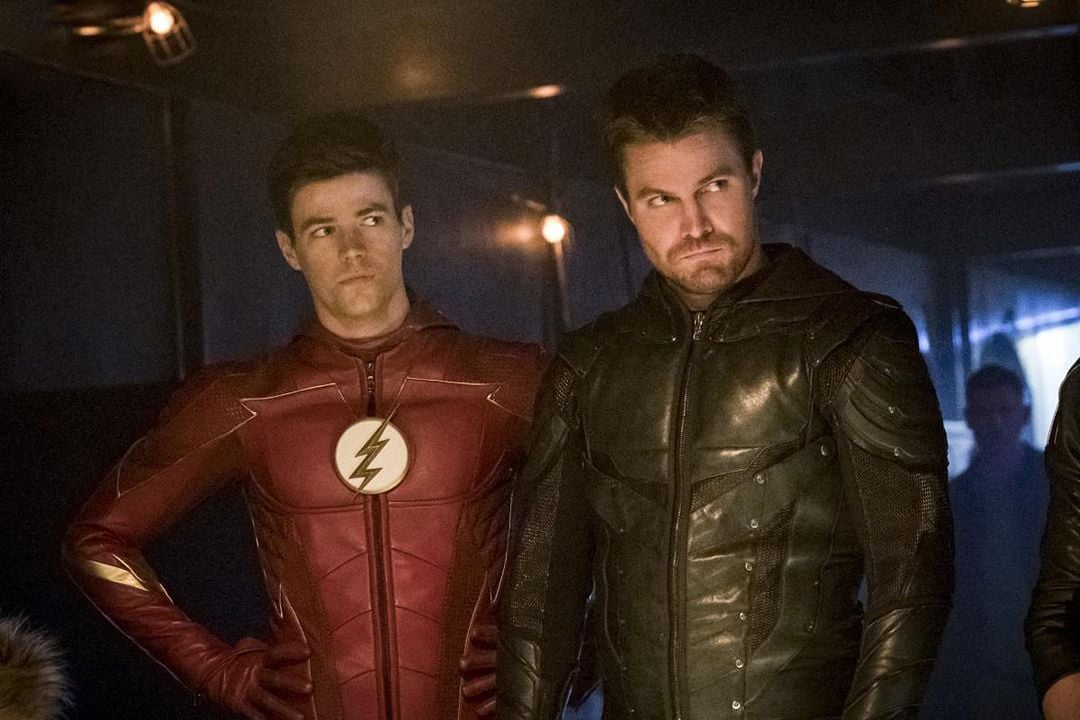 The Flash (2014) : Fotoğraf Grant Gustin, Stephen Amell