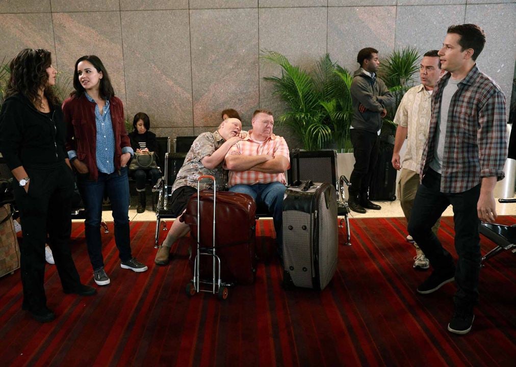 Brooklyn Nine-Nine : Fotoğraf Joe Lo Truglio, Andy Samberg, Stephanie Beatriz, Melissa Fumero, Joel McKinnon Miller