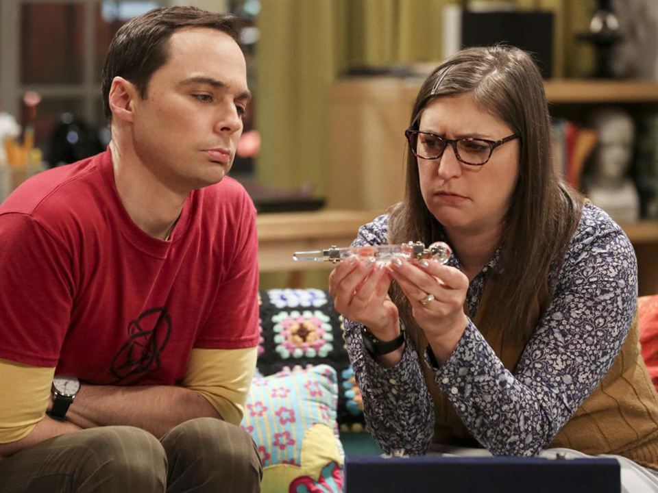 The Big Bang Theory : Afiş Mayim Bialik, Jim Parsons