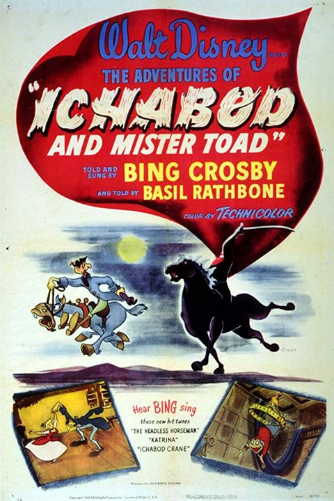The Adventures of Ichabod and Mr. Toad : Afiş