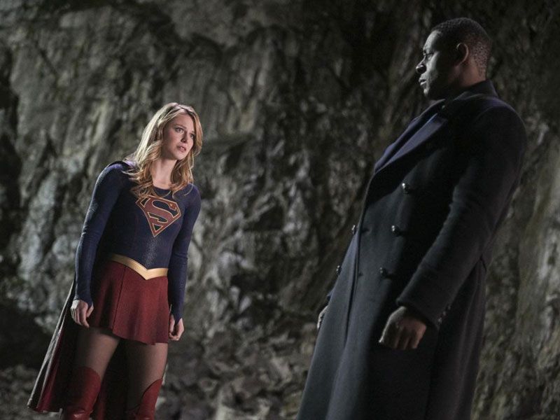 Fotoğraf Melissa Benoist, David Harewood