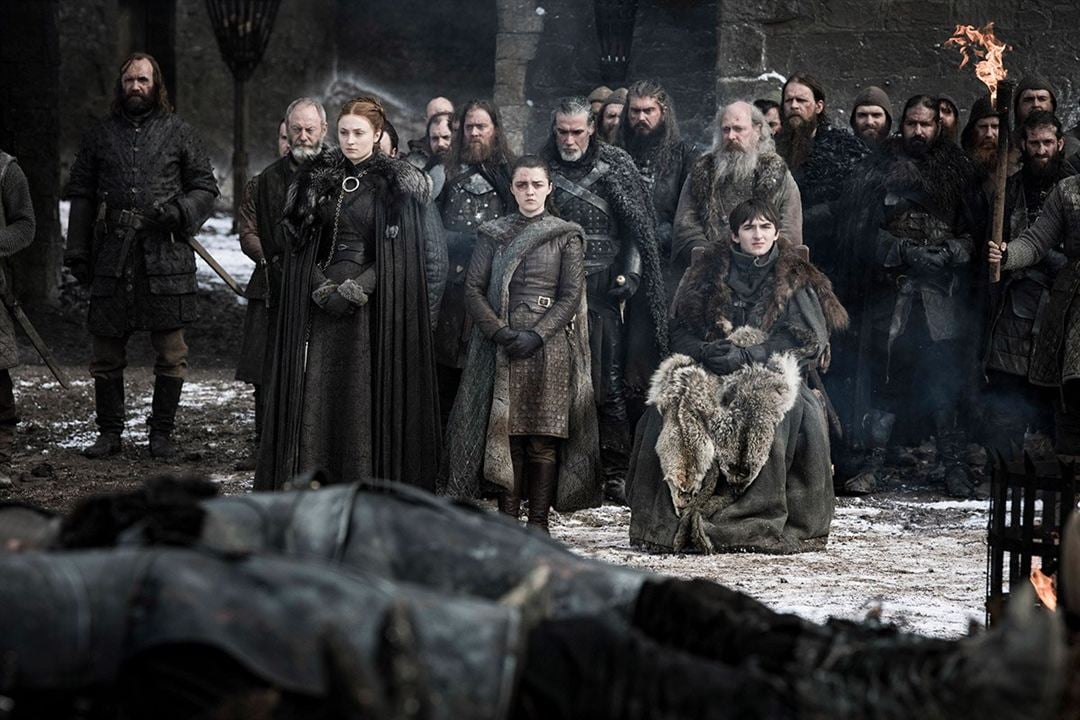 Game of Thrones : Fotoğraf Sophie Turner, Liam Cunningham, Maisie Williams, Isaac Hempstead Wright, Rory McCann