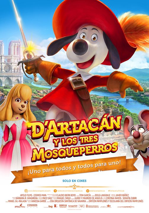 D'Artacán y los tres mosqueperros : Afiş