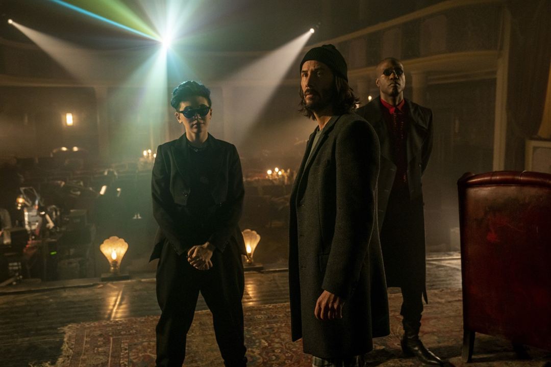 Matrix Resurrections : Fotoğraf Keanu Reeves, Jessica Henwick, Yahya Abdul-Mateen II
