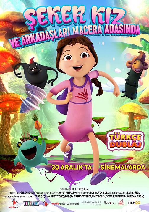 Şeker Kız ve Arkadaşları Macera Adasında : Afiş