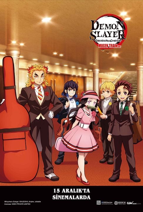 Demon Slayer: Kimetsu No Yaiba Orchestra Concert Mugen Train Arc : Afiş