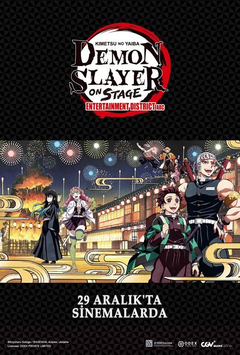 Demon Slayer: Kimetsu No Yaiba On Stage Entertainment District Arc : Afiş