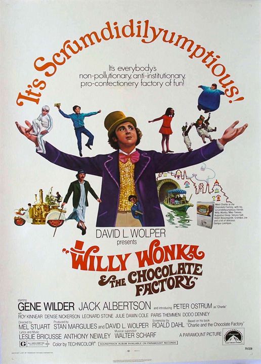 Willy Wonka ve Çikolata Fabrikası : Afiş